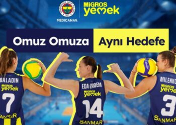 Fenerbahçe Kadın Voleybol Takımı’nın Formalarında Migros Yemek Yerini Aldı