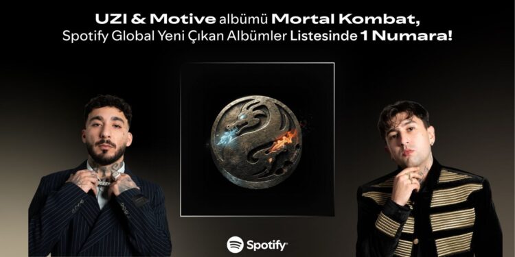 UZI ve Motive Spotify Global Listesinin Zirvesinde