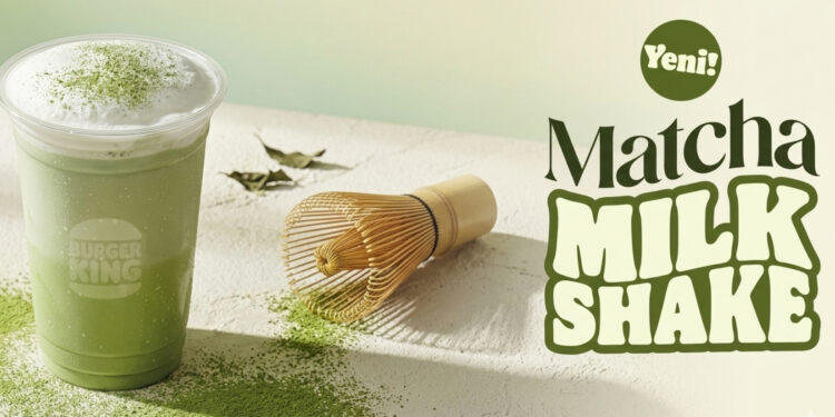 Burger King Matcha Trendine Katıldı
