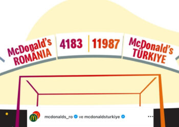 Türkiye ve Romanya Maçı Öncesi McDonald’stan Emoji Skorboard