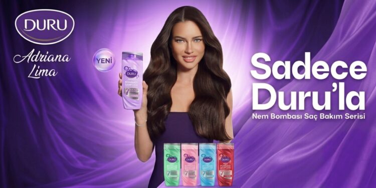 Duru Nem Bombası Şampuanı Marka Yüzü Adriana Lima Oldu