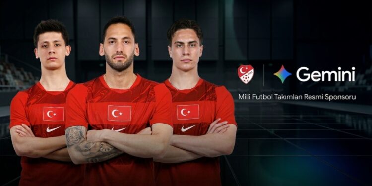 Türkiye Millî Futbol Takımları’nın Resmi Sponsoru Google Gemini Oldu