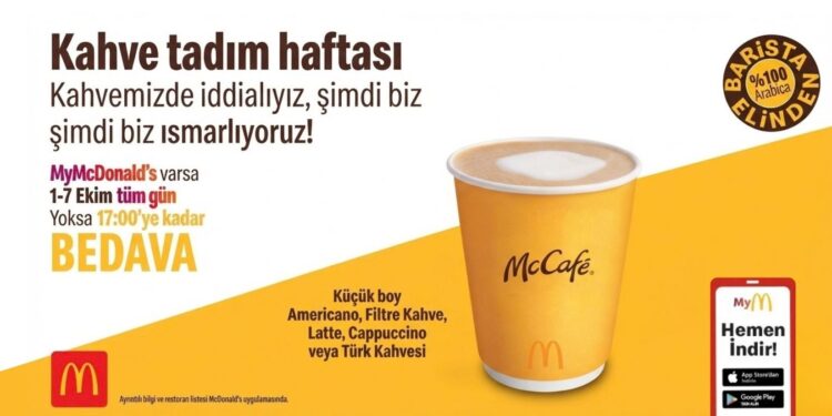Ekim Ayında McDonald’s Türkiye’de Kahveniz Sizi Bekliyor