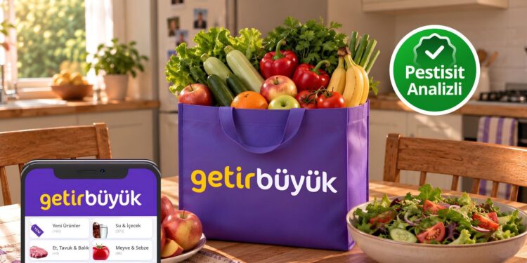 GetirBüyük Pestisit Analizli Ürünleriyle “Sen İçin Rahat Ye” Dedi