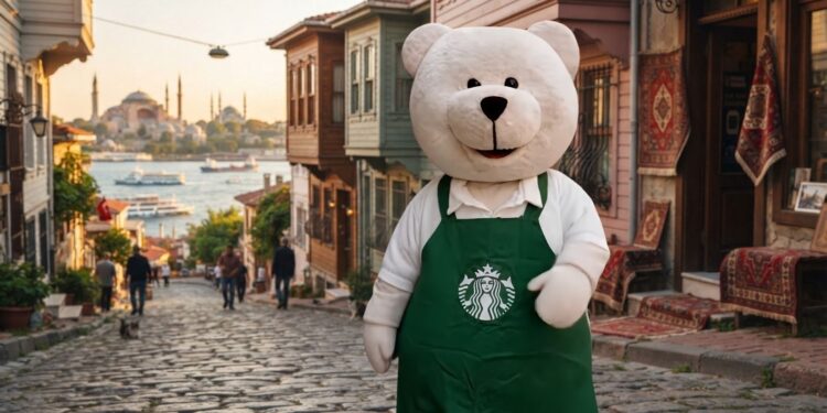 Starbucks’ın Bearista’sı İstanbul’da Mağazaların Peşinde